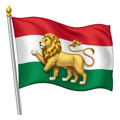 پرچم شیر و خورشید ایران sticker