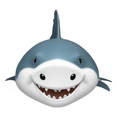 Great white snorer sticker