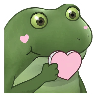 Light pink heart  sticker