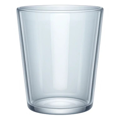 empty glass cup sticker