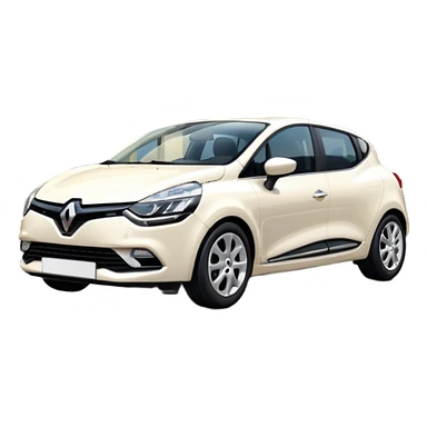 white renault clio sticker