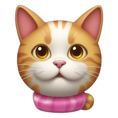 Candy cat sticker