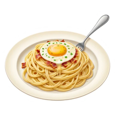 traditional italian carbonara sticker