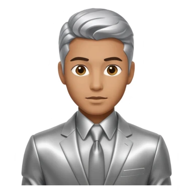 futuristic man sticker