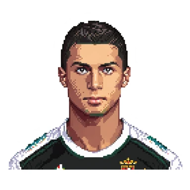 Cristiano Ronaldo's face sticker
