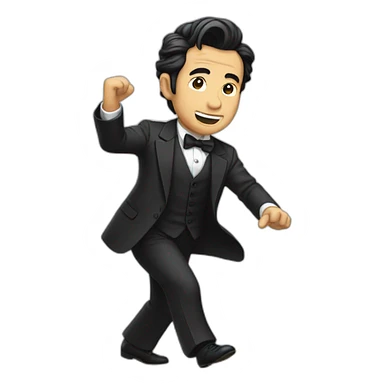 dancing-abe-shinzo sticker