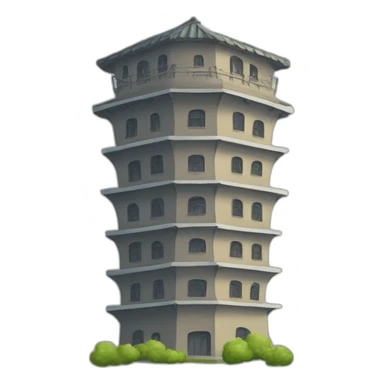 Tiens tower sticker