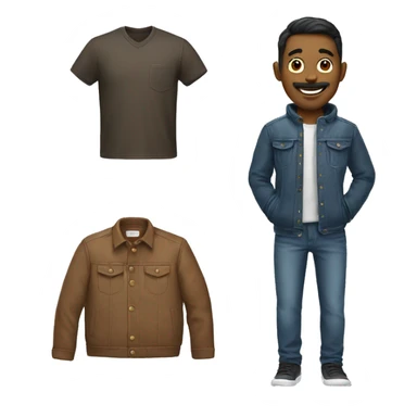 men's clothing  sticker