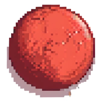 red moon sticker