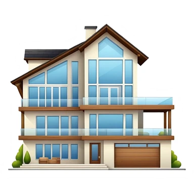 Luxury house sticker