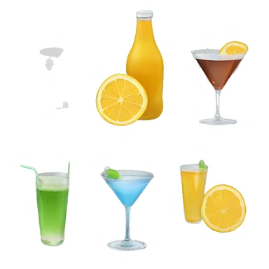 Drink tray sticker