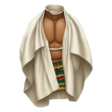 Lungs wearing lungi sticker