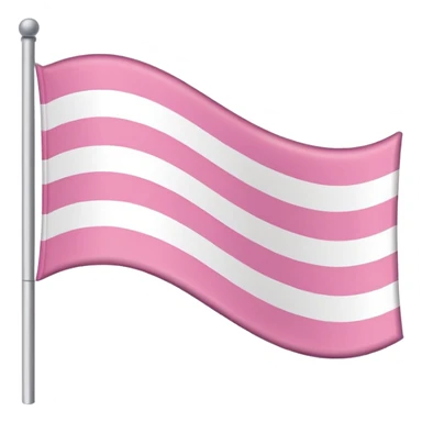 pink and white and pink flag sticker