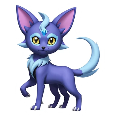 Luxray-Absol-Espeon-Dewott-fusion sticker