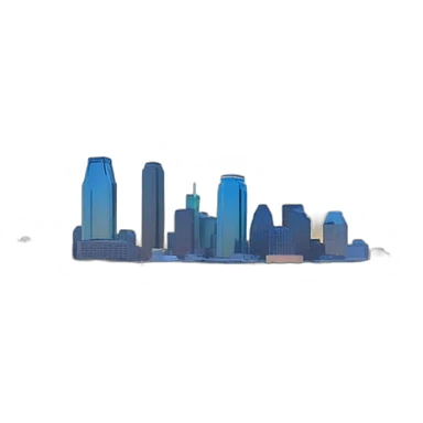 Dallas Skyline sticker