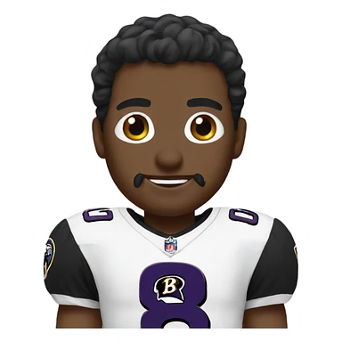 Baltimore Raven #8 sticker
