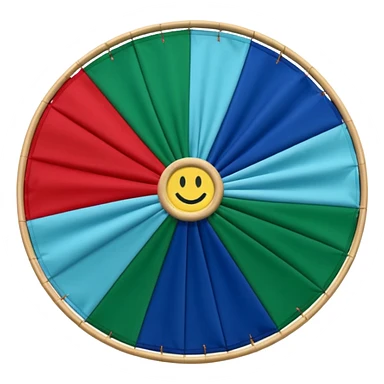 Drapeau bleu et vert avec une roue rouge zvec 24 rayon sticker