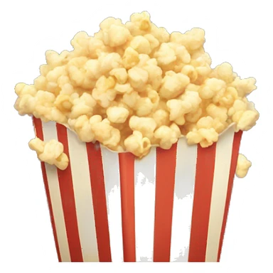 buttery classic movie popcorn sticker