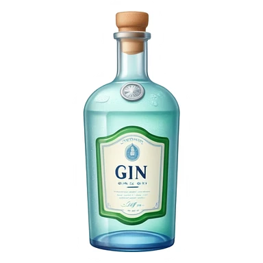 Bottle of Gin sticker