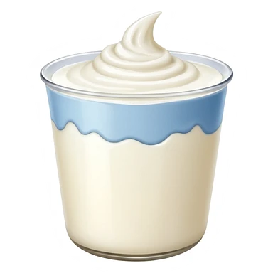 cup of yogurt sticker