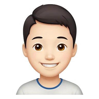 Happy Chinese boy sticker