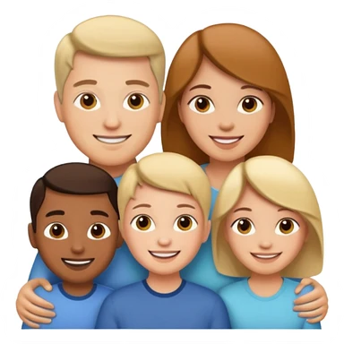 Family black sticker