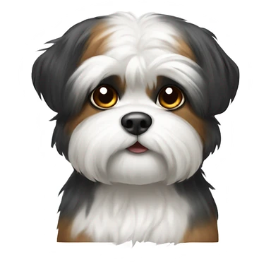 Shitzu tri color sticker