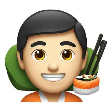 Sushi thaime restaurant sticker