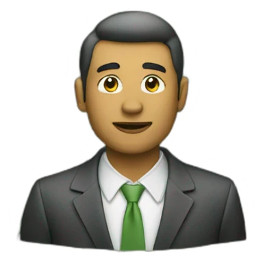 man with money sticker