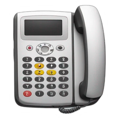 Telefono motorola con numeros llamando sticker