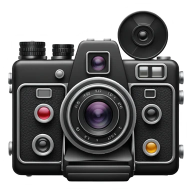 create a film camera emoji  sticker