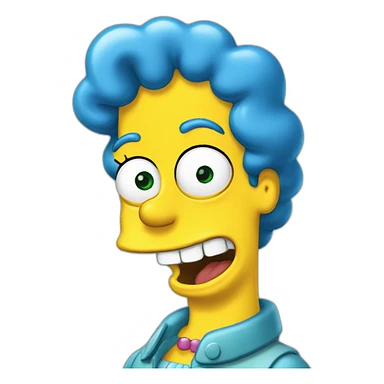 marge-simpsons-laughting sticker