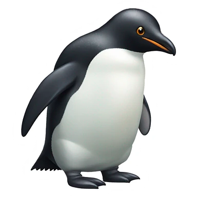 penguin x dinosaur sticker