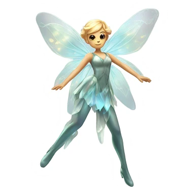 fairy shooting a gun sticker