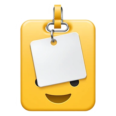  yellow white Price tag sticker