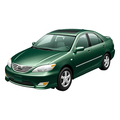 Darkest Green 2003 Toyota Camry sticker