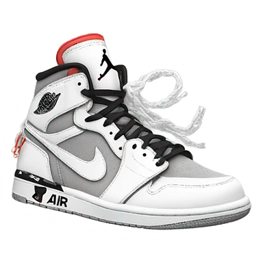 Jordan off whites sticker