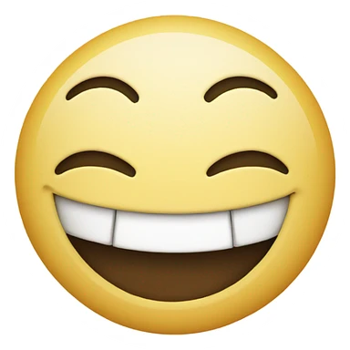 Smiling face with two fingers sticker