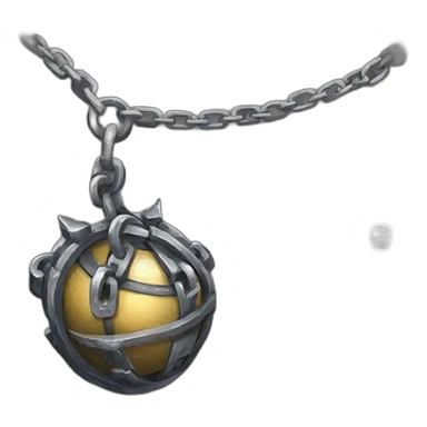 Twilight Princess Weapon Ball & chain sticker