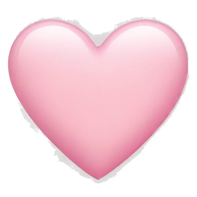 cute light pink heart  sticker