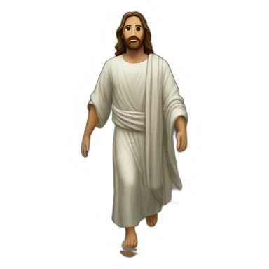Jesus-walking-on-water sticker