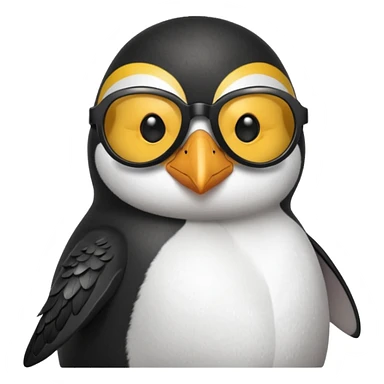 Sunglass penguin  sticker
