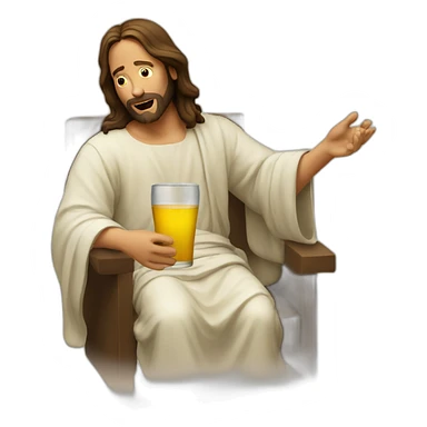 drunk-jesus sticker