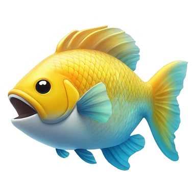 jumping fish out of acquarium sticker