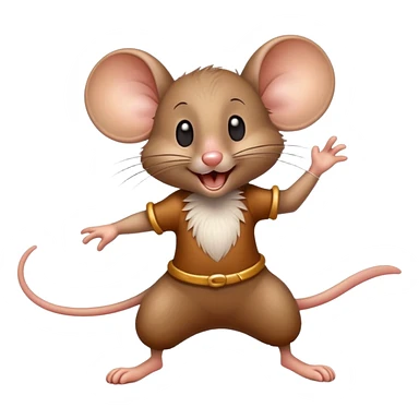 dancing mouse sticker