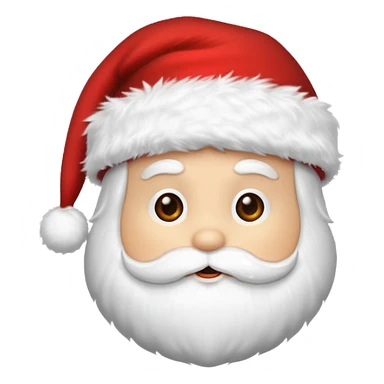 Santa hat emoji sticker