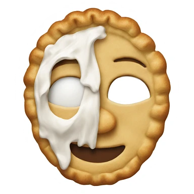 pie to the face  sticker