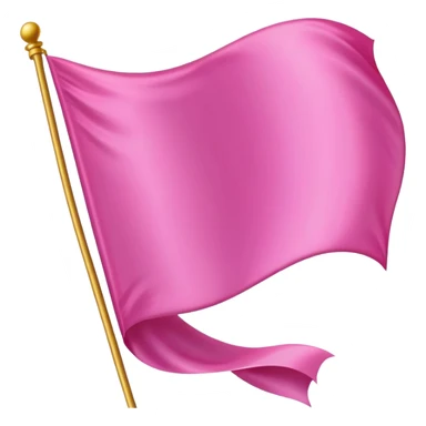 Pink flag sticker