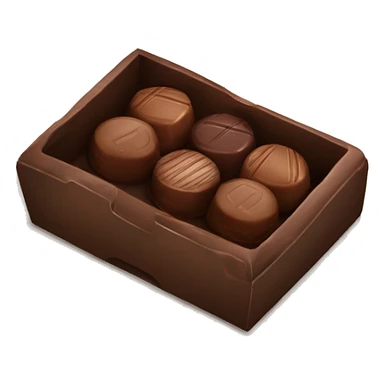 cute box of chocolates  sticker