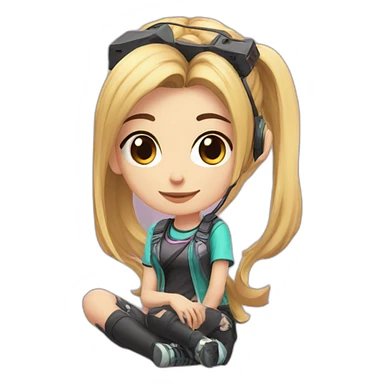 gamer e-girl sticker